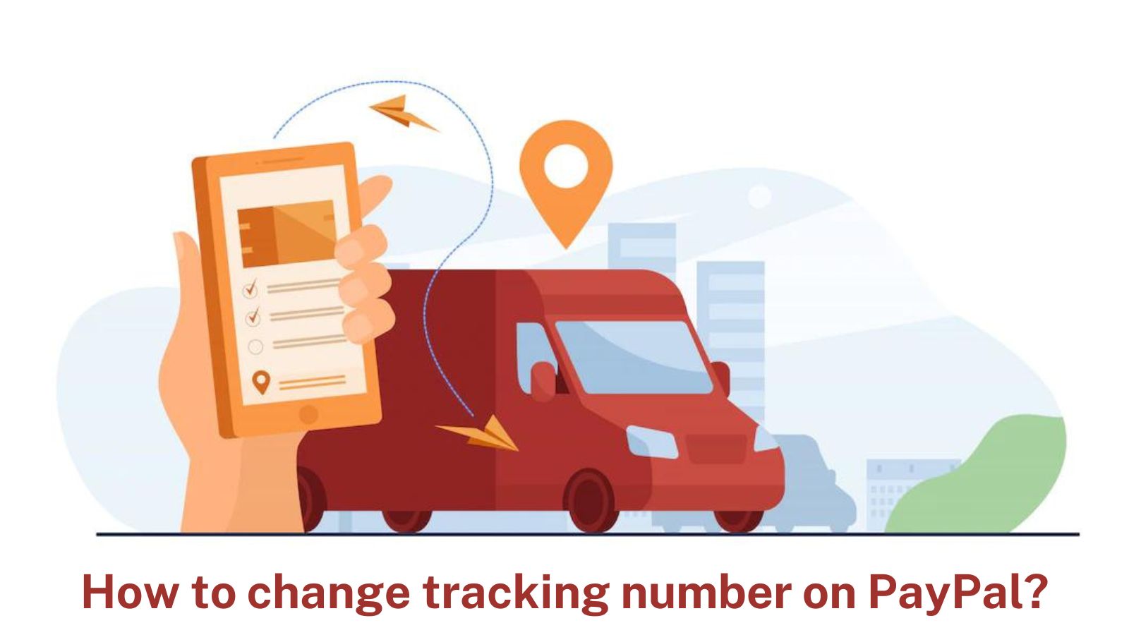 How to change tracking number on PayPal