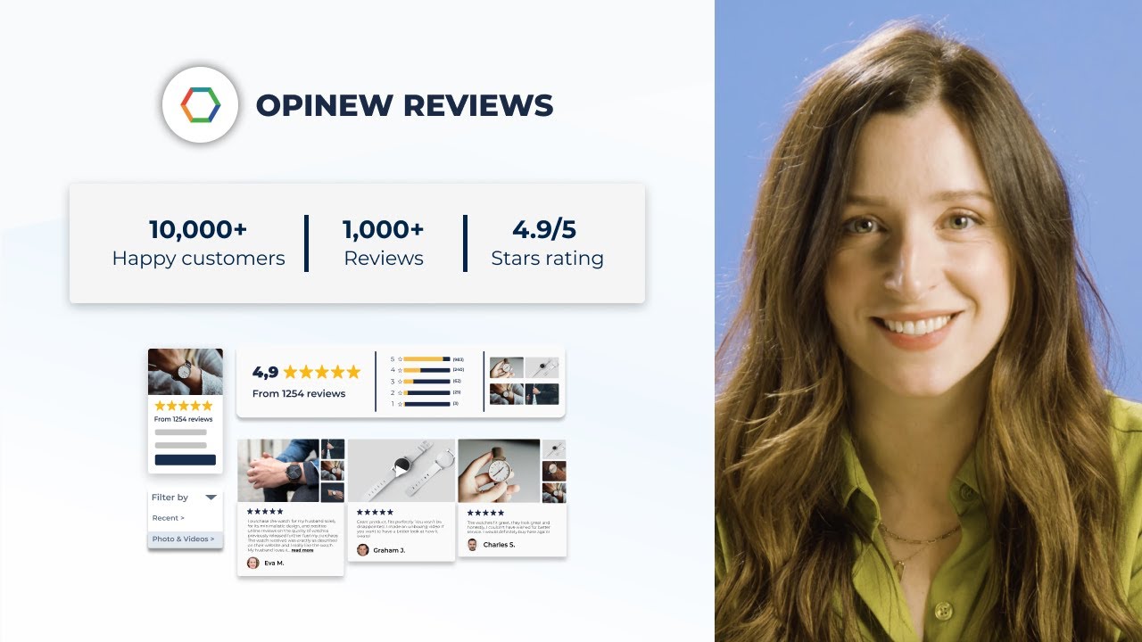 The process of building product review collections on Opinew is automated